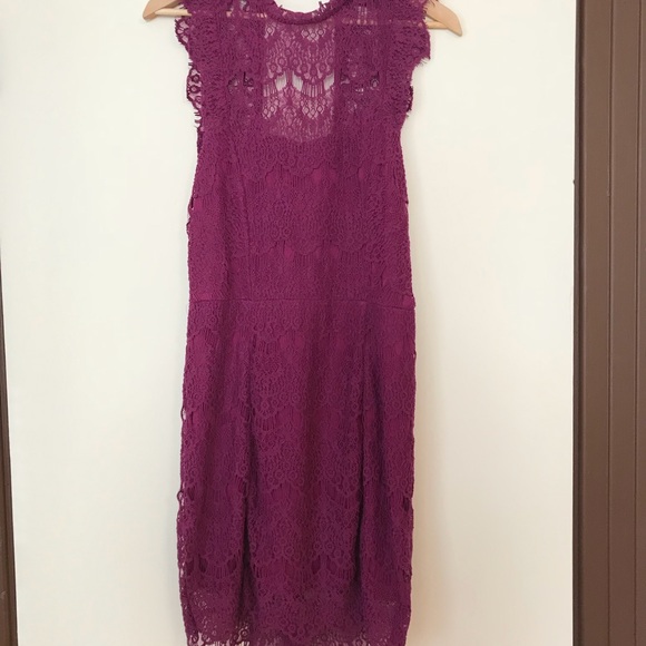 NWT Free People Bodycon daydream lace slip dress - Picture 2 of 8